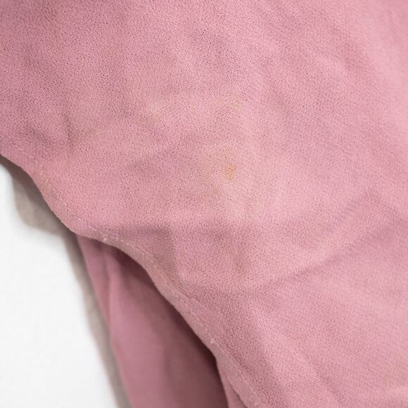 Reformation Arianna Dress Dawn Mauve Ruffle Wrap Maxi Gown Wedding SZ S - Picture 10 of 10